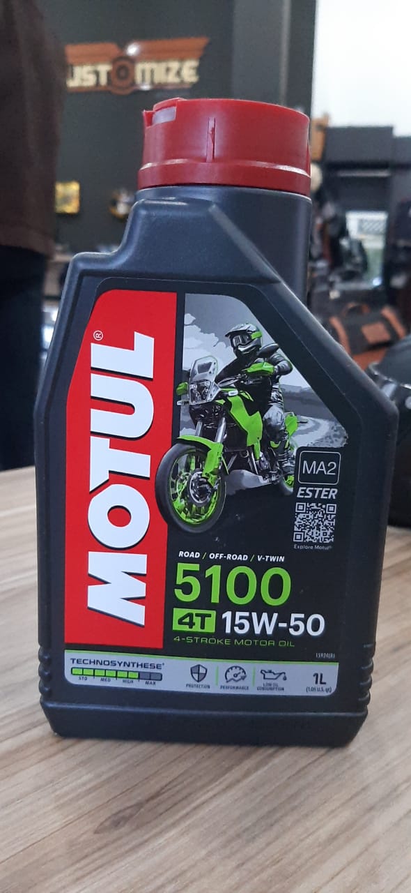 MOTUL 5100 4T 15W-50 4-STROKE MOTOR OIL 1L – Customize Moto